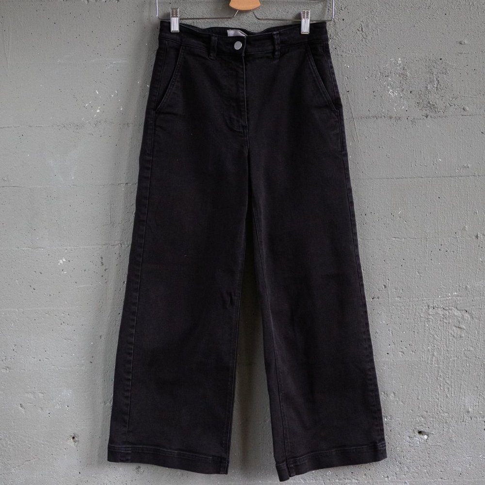 Everlane Black Wide Leg Pants